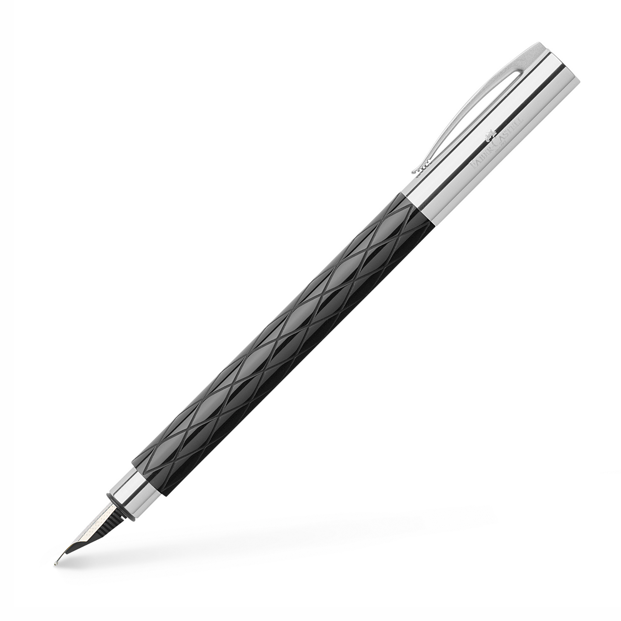 Faber-Castell Ambition Fountain Pen M - Rhombus Black