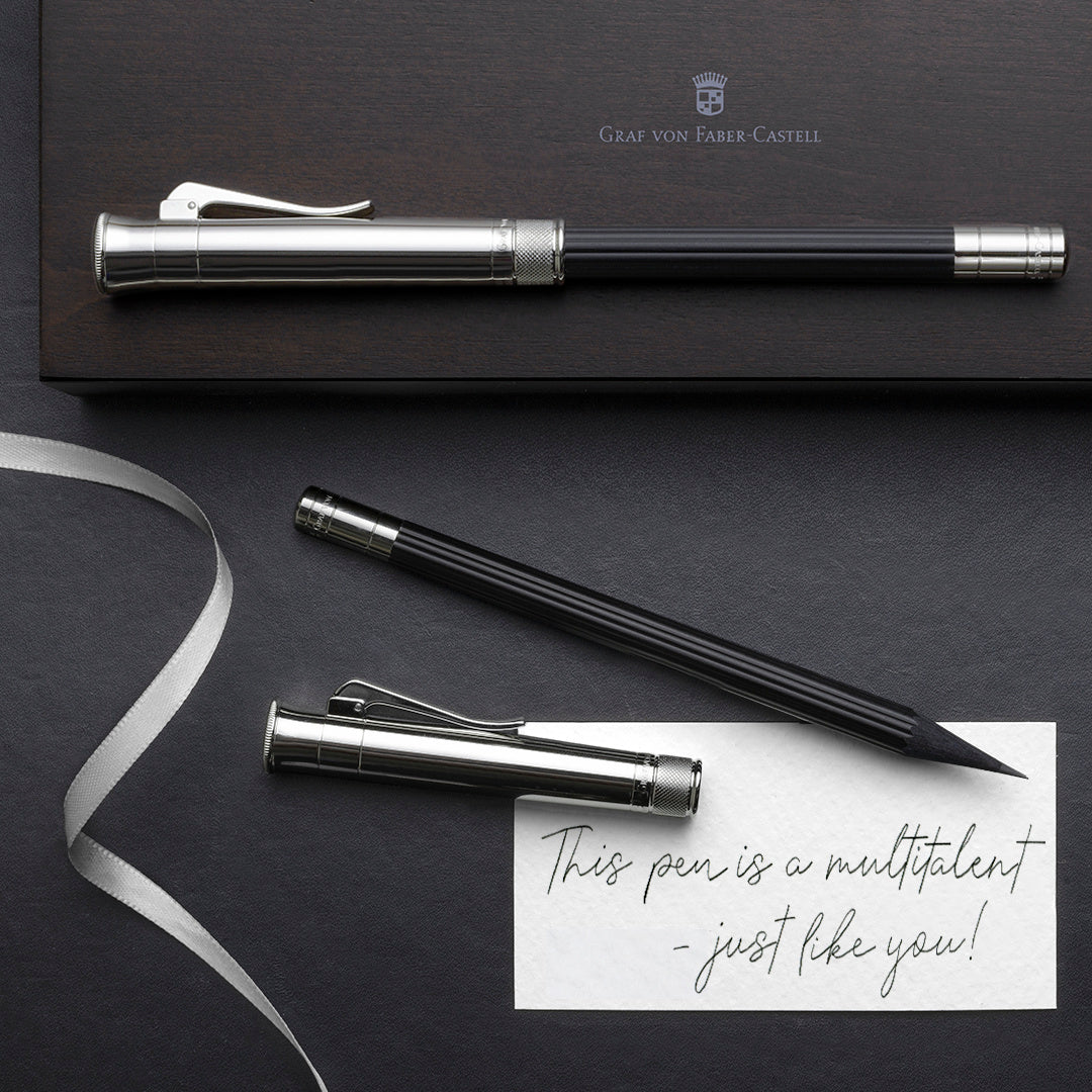 Graf von Faber-Castell Perfect Pencil Platinum Plated Black