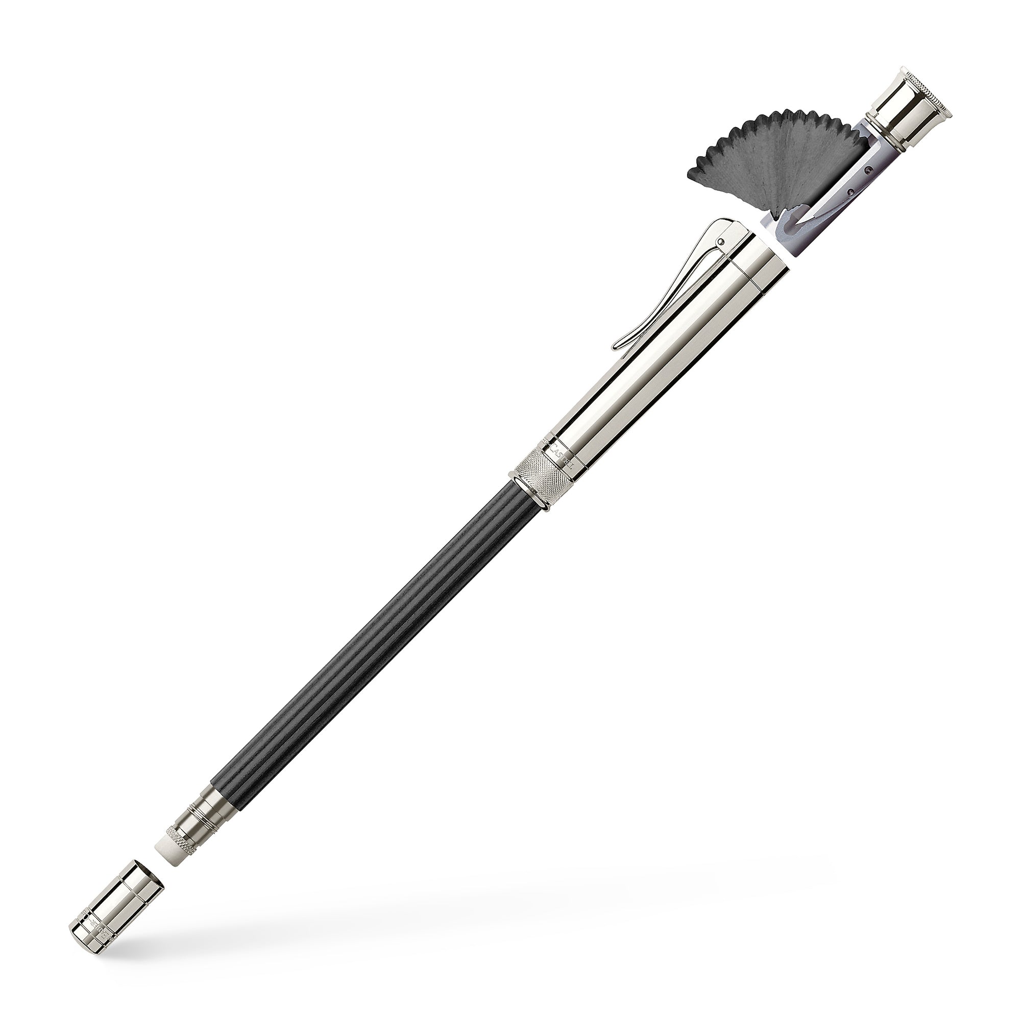 Graf von Faber-Castell Perfect Pencil Platinum Plated Black