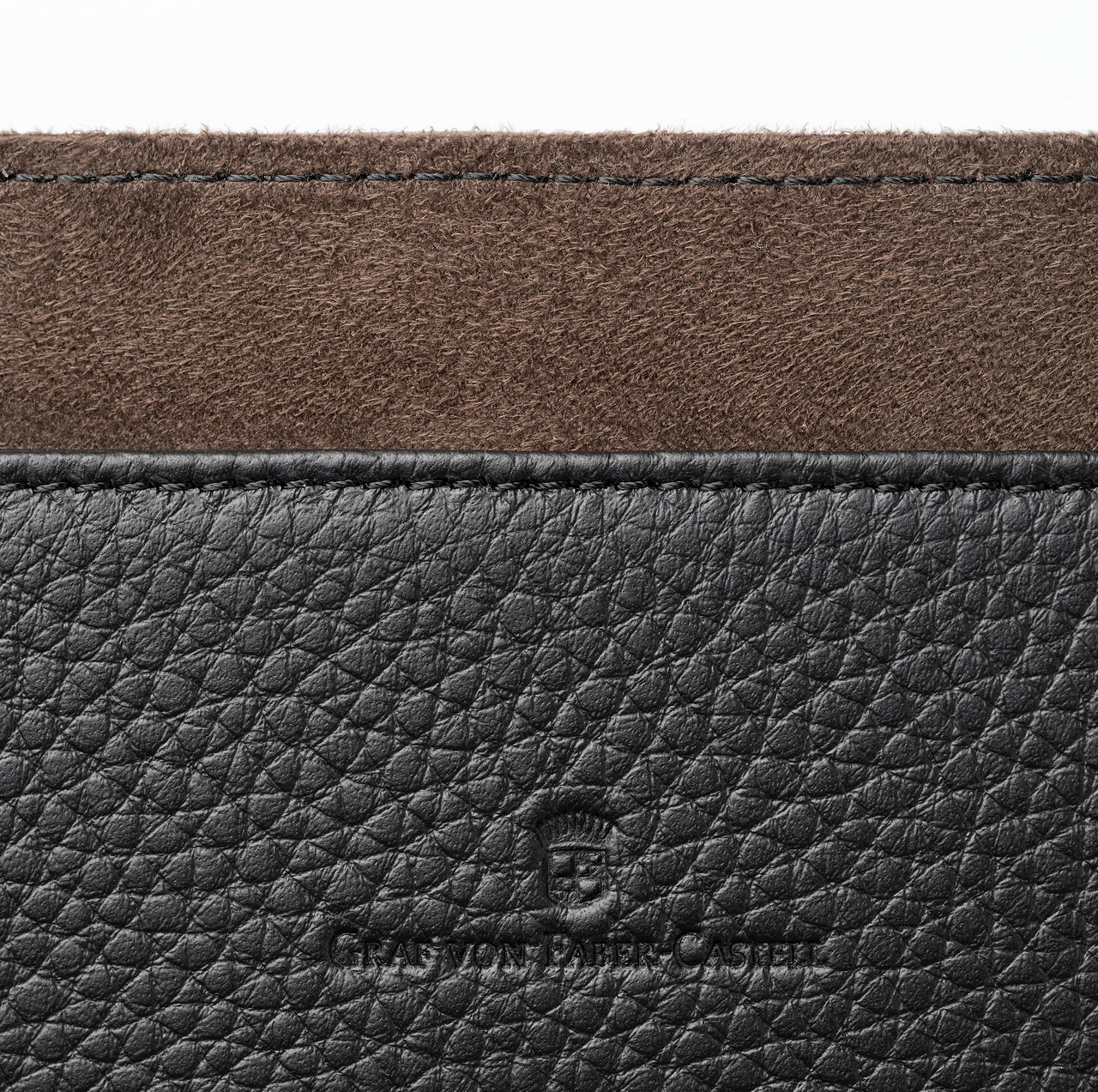 Graf von Faber-Castell Leather Writing Case A5 - Cashmere Black