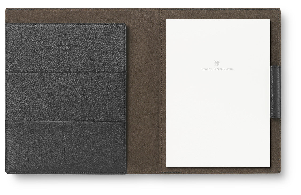 Graf von Faber-Castell Leather Writing Case A5 - Cashmere Black