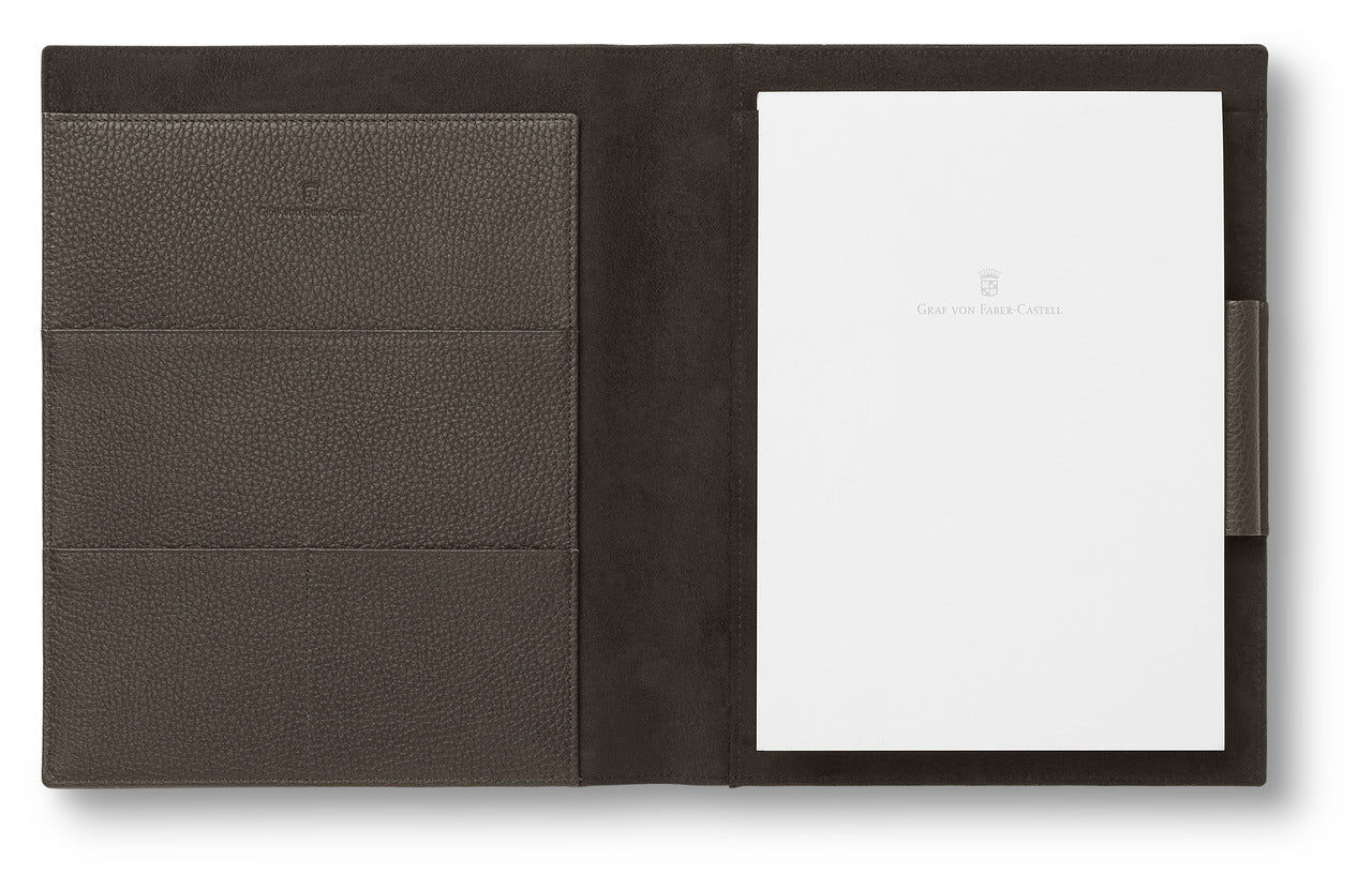 Graf von Faber-Castell Leather Writing Case A5 - Cashmere Dark brown