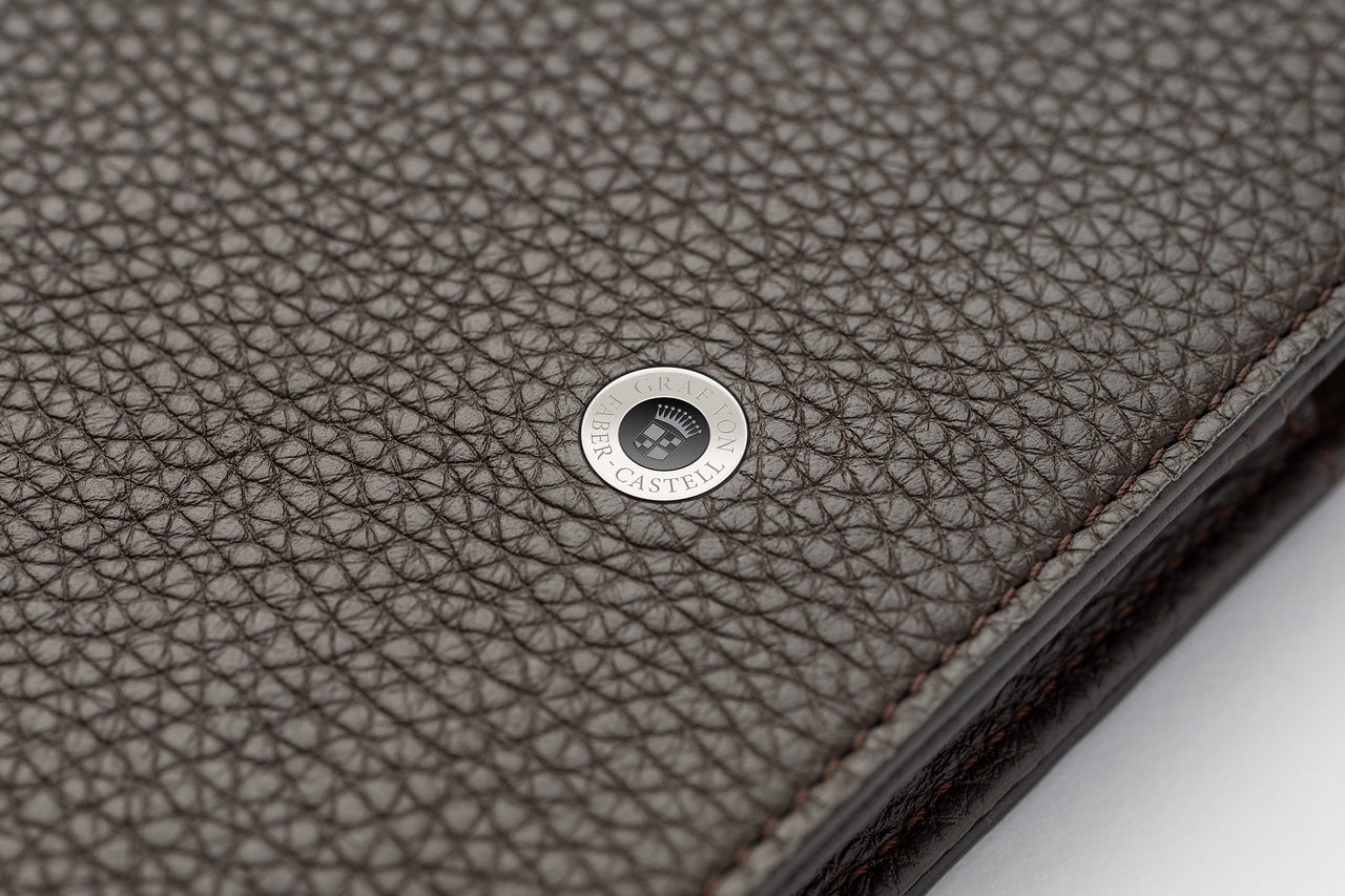 Graf von Faber-Castell Leather Writing Case A5 - Cashmere Dark brown