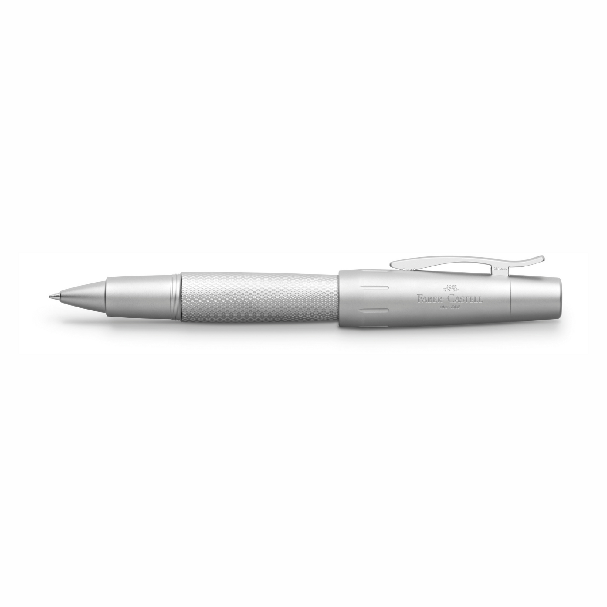 Faber Castell E-Motion Rollerball Pen - Pure Silver
