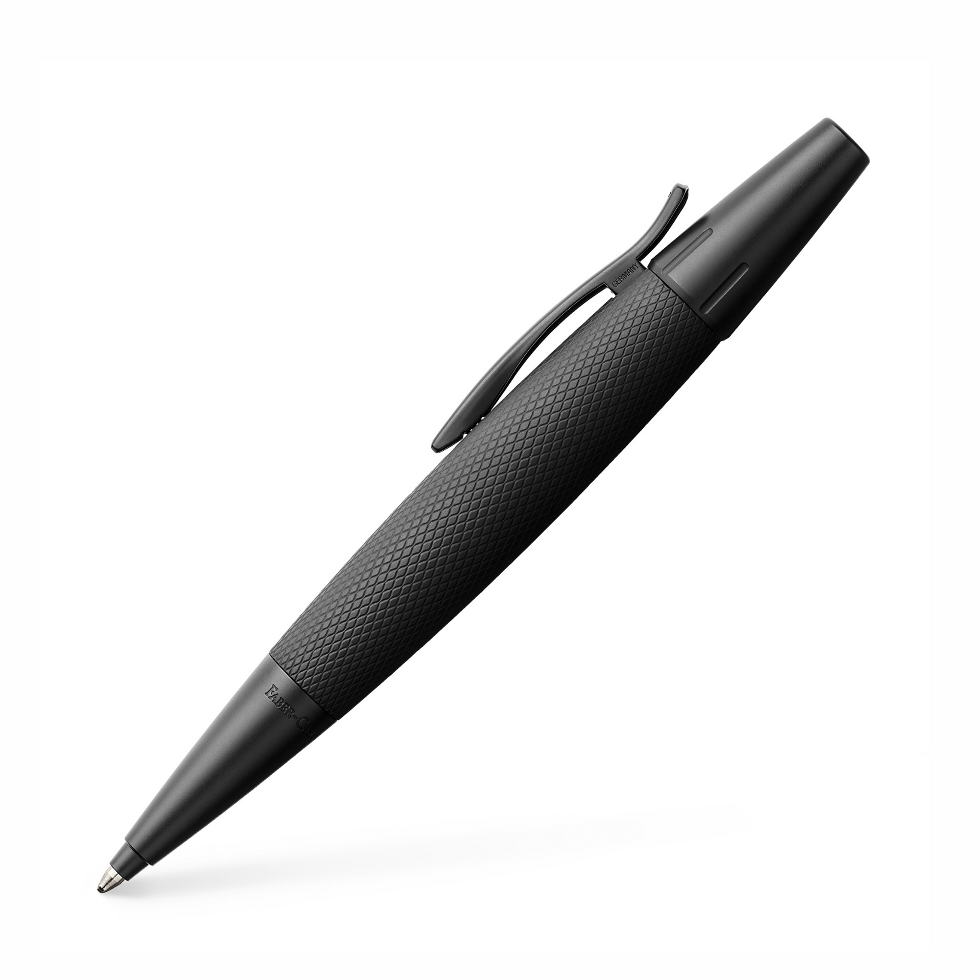 Faber Castell E-Motion Twist Ballpen w/touch feature - Pure Black