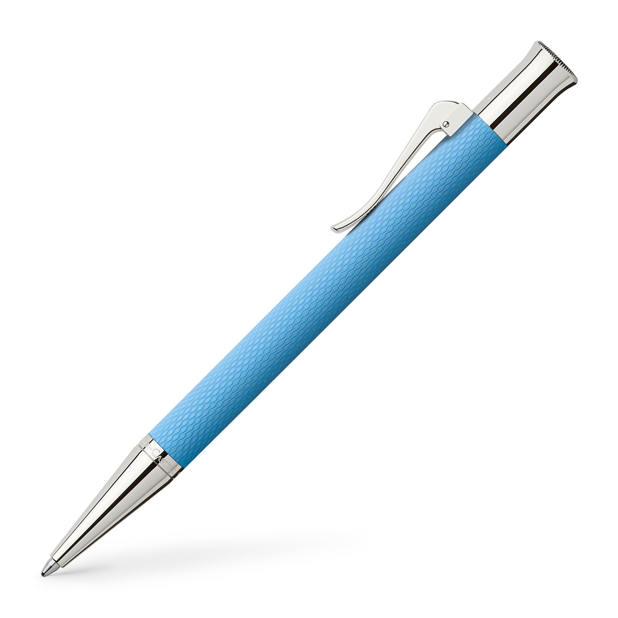 Graf von Faber-Castell Guilloche Gulf Blue Propelling Ballpoint Pen