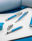 Graf von Faber-Castell Guilloche Gulf Blue Propelling Ballpoint Pen