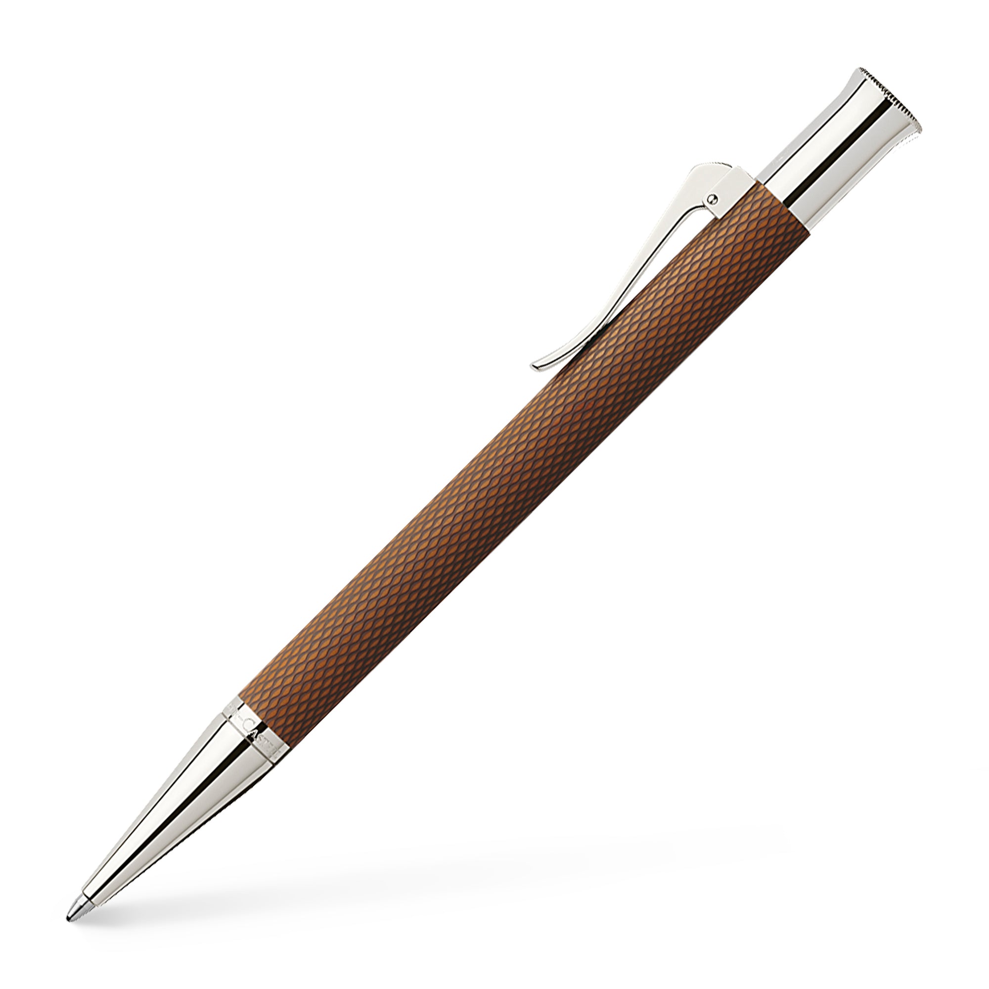Graf von Faber-Castell Guilloche Cognac Propelling Ballpoint Pen