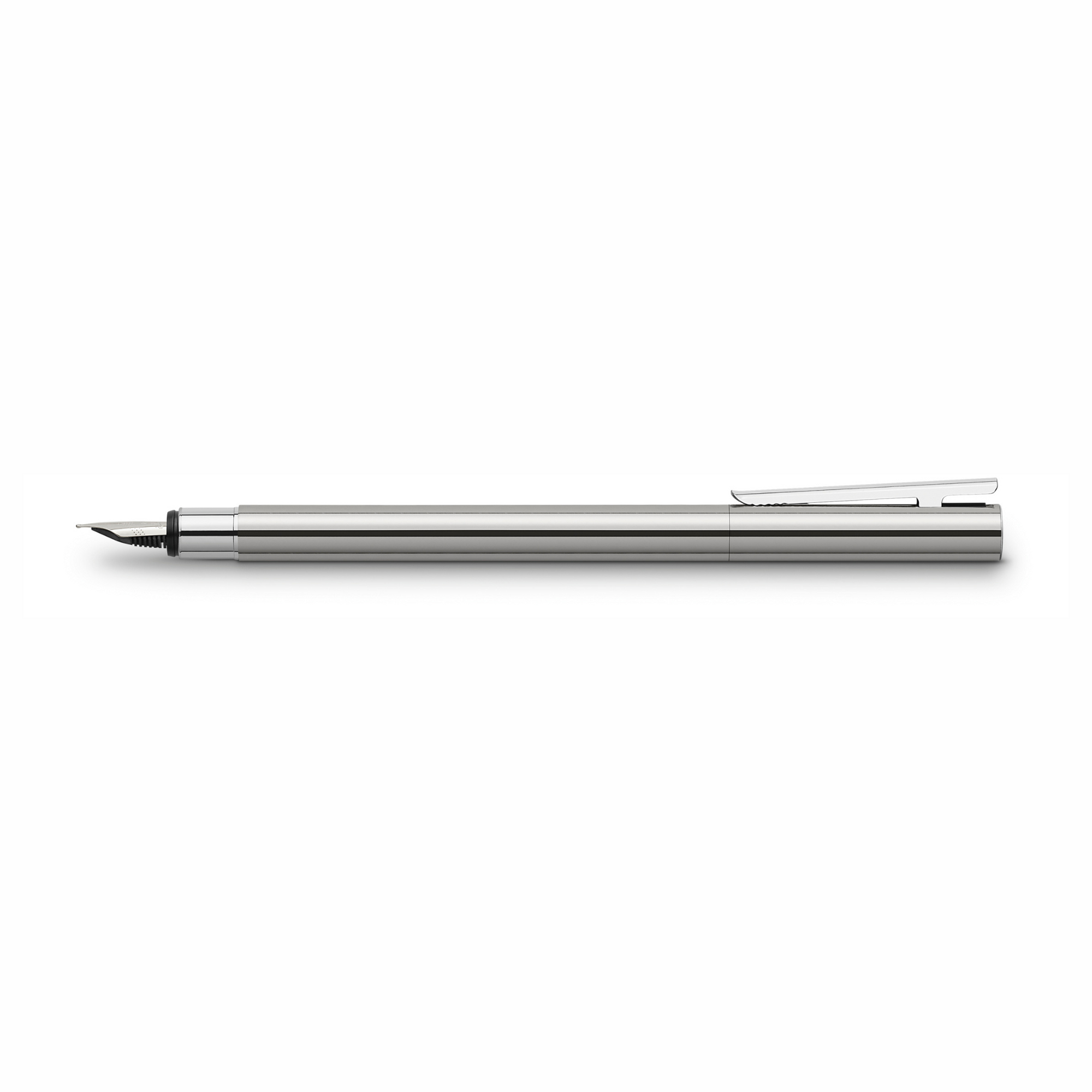 Faber Castell Neo Slim - Stainless Steel Shiny Fountain Pen F