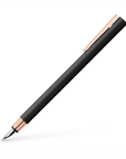 Faber Castell Neo Slim - Metal Black Rosegolden Fountain Pen M
