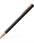 Faber Castell Neo Slim - Metal Black Rose golden Roller Pen