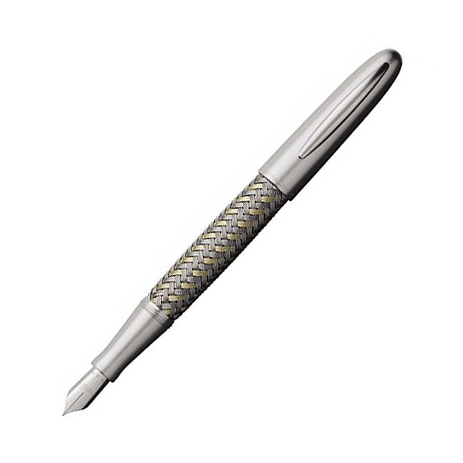Porsche X Faber-Castell P'3110 - Fountain Pen M/Tec Flex Steel/Gold Thread