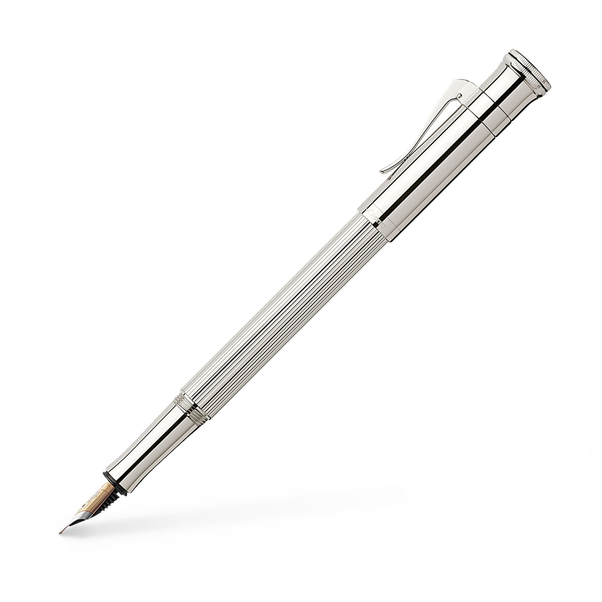 Graf von Faber-Castell Fountain Pen - Classic Sterling Silver - M