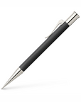 Graf von Faber-Castell Propelling Pencil - Guilloche Black Resin/Rhodium Plated