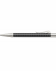 Graf von Faber-Castell Propelling Ballpen - Guilloche Chevron Resin/Rhodium Plated
