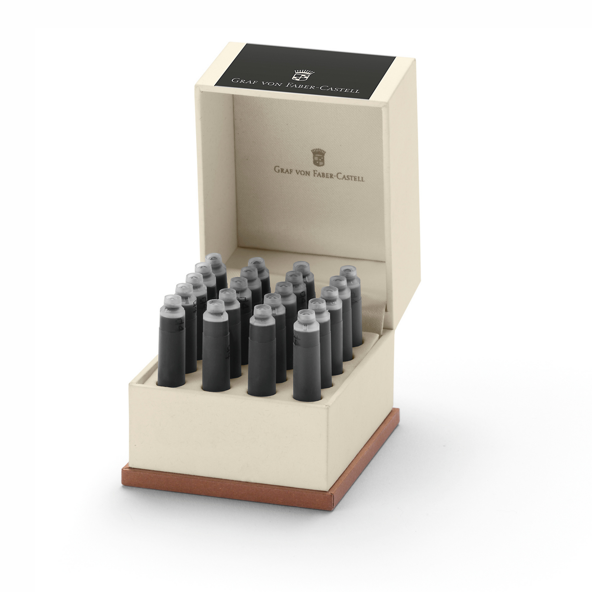 Graf von Faber-Castell Box X 20 Ink Cartridges - Carbon Black Permanent