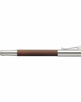 Graf von Faber-Castell Rollerball Pen - Guilloche Cognac Resin Rhodium Plated