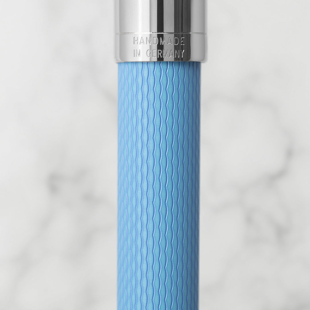 Graf von Faber-Castell Guilloche Gulf Blue Fountain Pen