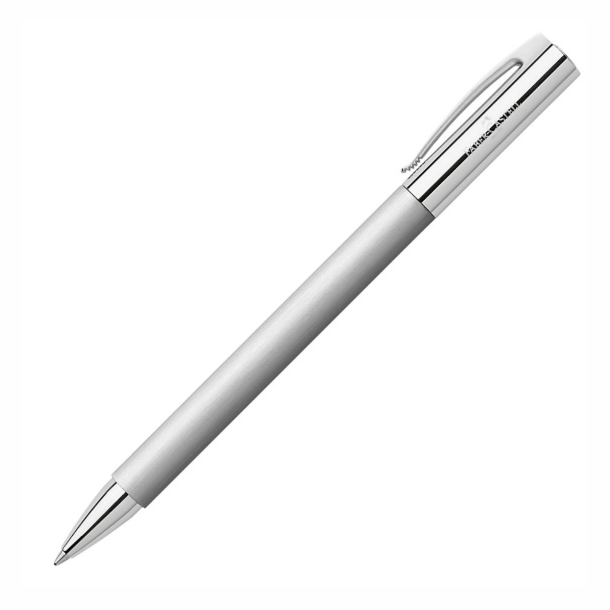 Faber-Castell Ambition Twist Ballpen - Stainless Steel