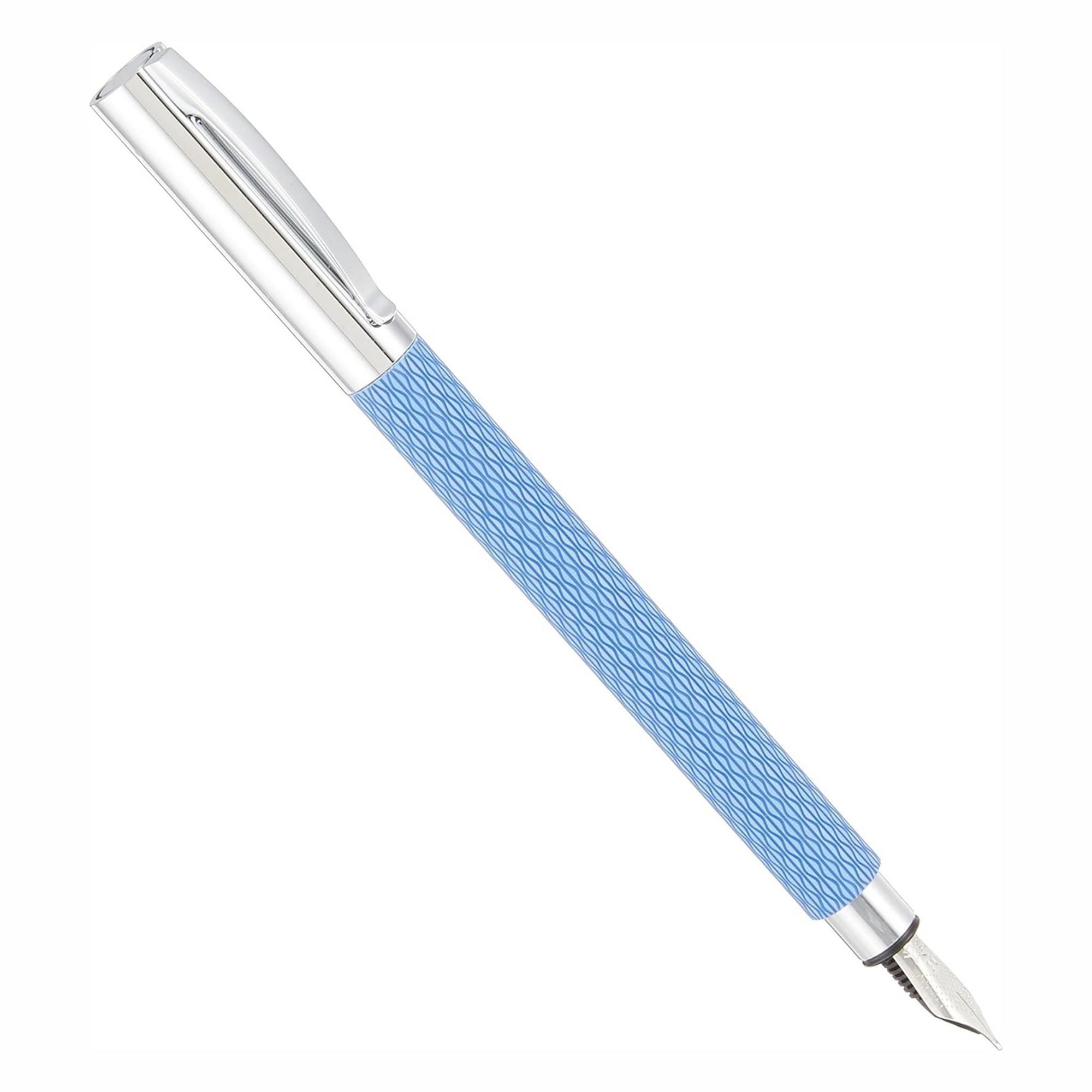 Faber-Castell Ambition Fountain Pen M - OpArt Blue Lagoon