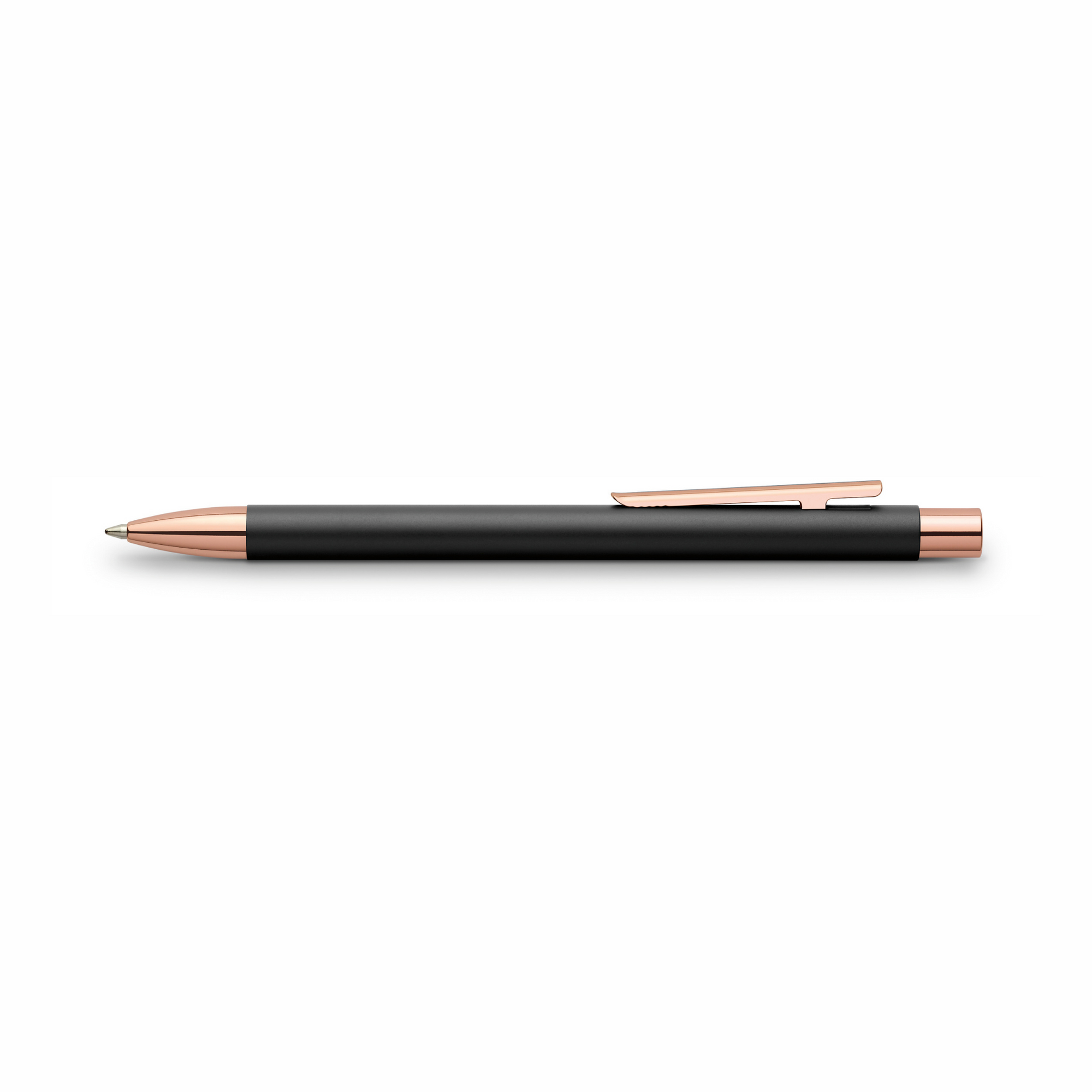 Faber Castell Neo Slim - Metal Black Rosegolden Ballpoint Pen