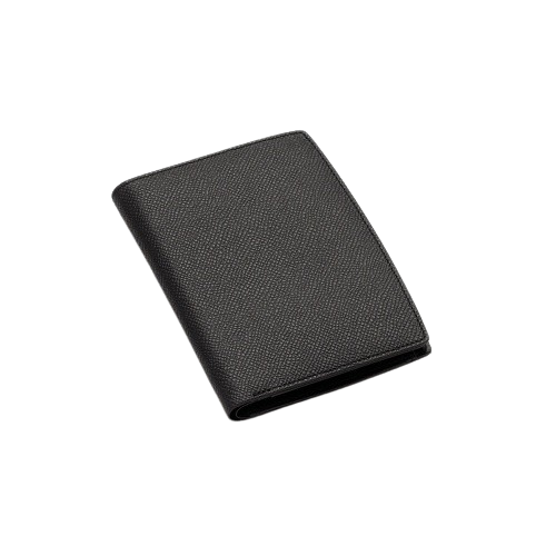 Graf von Faber-Castell Leather Wallet - Portrait Format/Black Grained