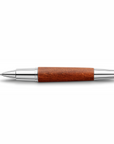 Faber Castell E-Motion Rollerball Pen - Pearwood Brown/Chrome