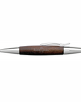 Faber Castell E-Motion Twist Ballpen - Pearwood Dark Brown/Chrome