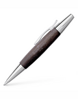 Faber Castell E-Motion Twist Ballpen - Black Wood/Chrome