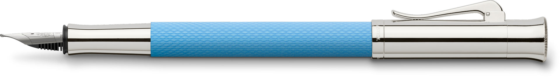 Graf von Faber-Castell Guilloche Gulf Blue Fountain Pen – The Fine