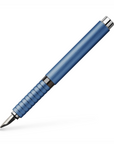 Faber Castell Essentio - Aluminium Blue Fountain Pen M