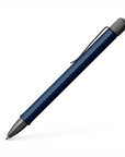 Faber Castell Hexo Blue - Twist Ballpoint Pen (B - Black Refill)