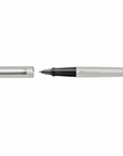 Faber Castell Hexo Silver Matt (V2) - Rollerball Pen (Black Refill)