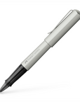 Faber Castell Hexo Silver Matt (V2) - Rollerball Pen (Black Refill)