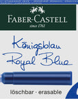 Faber-Castell Ink Cartridges Royal Blue BC by 6