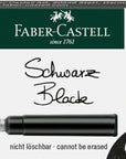 Faber-Castell Ink Cartridges Black by 6