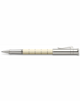 Graf von Faber-Castell Rollerball Pen - Classic Anello Ivory/Platinum Plated