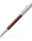 Graf von Faber-Castell  Rollerball Pen - Guilloche Cognac Resin Rhodium Plated