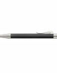 Graf von Faber-Castell  Propelling Ballpen - Guilloche Black Resin Rhodium Plated