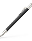 Graf von Faber-Castell  Propelling Ballpen - Guilloche Black Resin Rhodium Plated